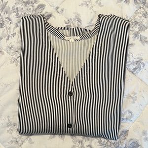 Vetta Striped Blouse- Size Medium- like new!